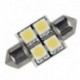 Lunasea Single-Sided 4 LED Festoon - 10-30VDC/0.7W/60 Lumens - Warm White