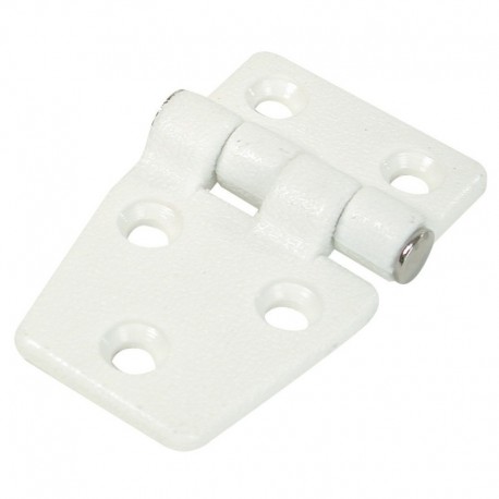 Whitecap Shortside Door Hinge - White Nylon - 1-3/8" x 2-1/4"