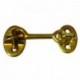 Whitecap Cabin Door Hook - Polished Brass - 2"