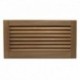 Whitecap Teak Louvered Insert - 9-3/8" x 18" x 3/4"