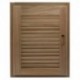 Whitecap Teak Louvered Door & Frame - Right Hand - 15" x 20"