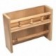 Whitecap Teak Paper Towel Holder w/Spice Rack