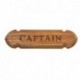 Whitecap Teak "CAPTAIN" Name Plate