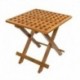 Whitecap Teak Grate Top Fold-Away Table