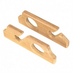 Whitecap Teak Two-Rod Storage Rack - Pair