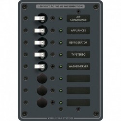 Blue Sea 8059 AC 8 Position Toggle Circuit Breaker Panel