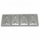 Tecnoseal TEC-40 Hull Plate Anode - Zinc