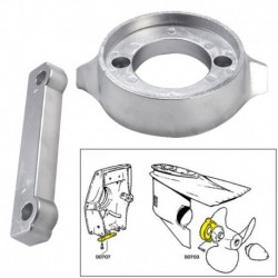 Tecnoseal Anode Kit w/Hardware - Volvo 280 - Zinc