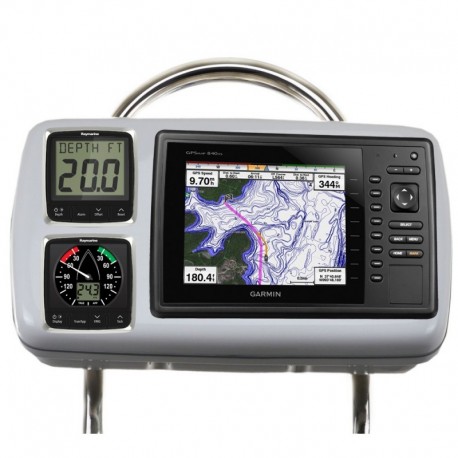 NavPod GP2088 SystemPod Pre-Cut f/Garmin 820/820xs/840xs & 2 Instruments f/12" Wide Guard