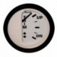 Faria Euro White 2" Trim Gauge f/ Johnson/Evinrude/Suzuki (Outboard)