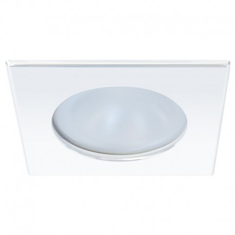 Quick Blake XP Downlight LED - 6W, IP66, Spring Mounted - Square White Bezel, Round Daylight Light