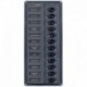 BEP DC Panel - 12-Way - No Meter - Vertical