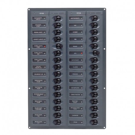 BEP DC Panel - 32-Way - No Meter - Vertical