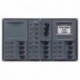 BEP AC Circuit Breaker Panel w/Digital Meters, 12SP 2DP AC230V ACSM Stainless Steel Horizontal