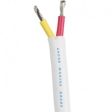 Ancor Safety Duplex Cable - 16/2 AWG - Red/Yellow - Round - 100'