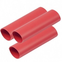 Ancor Heavy Wall Heat Shrink Tubing - 3/4" x 3" - 3-Pack - Red