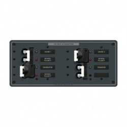 Blue Sea 8498 Breaker Panel - AC 3 Sources - White