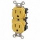 Marinco 15A 125V Yellow Duplex Straight Blade Receptacle