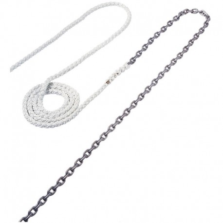 Maxwell Anchor Rode - 18' -5/16" Chain to 200' -5/8" Nylon Brait