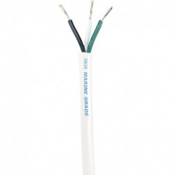 Ancor White Triplex Cable - 16/3 AWG - Round - 250'