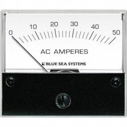 Blue Sea 9630 AC Analog Ammeter 0-50 Amperes AC